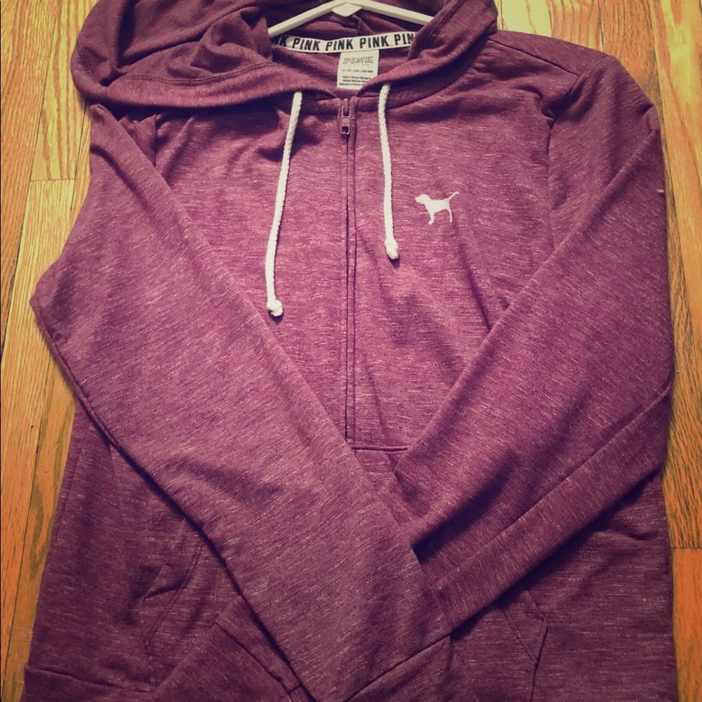 Victoria secret pink maroon hoodie
